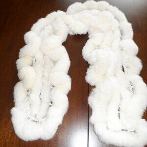 Real rabbit Fur scarf